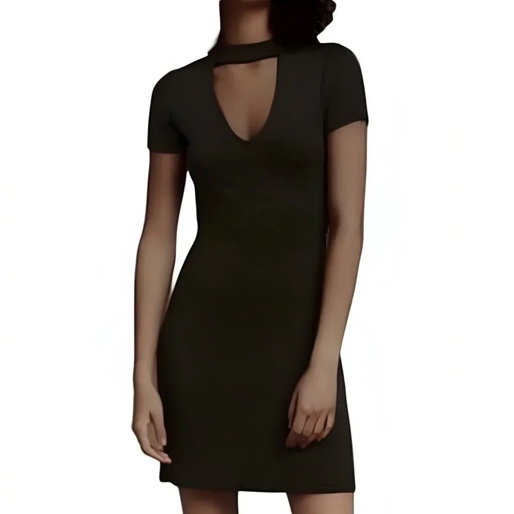 Aritzia WILFRED DONDOE Choker Neck Dress